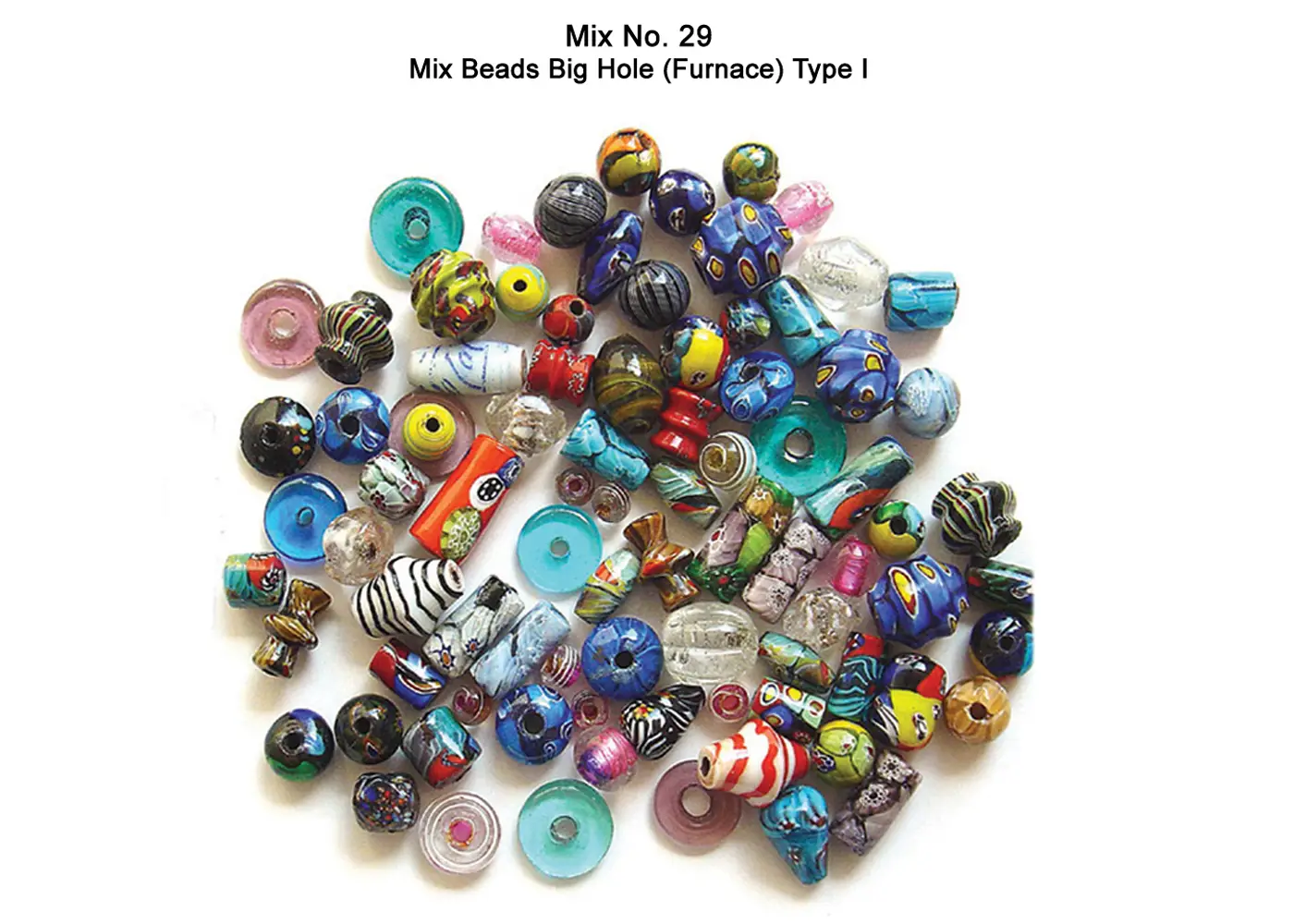 Mix Beads Big Hole (Furnace) Type I